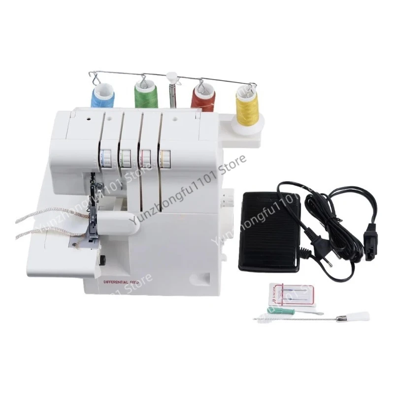 

654 Overlock Sewing Machine Household Electric Edge-locking Machine Code Edge Four Threads Overlock Presser Foot Pedal