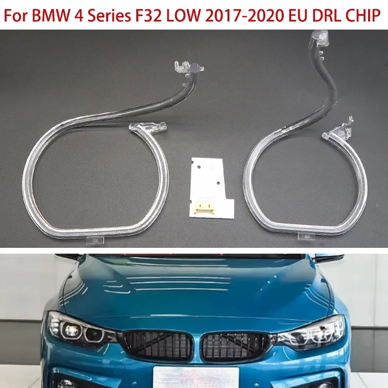 

Модуль балласта кабелера указателя поворота, автомобильный чип DRL для BMW 4 серии F32 2017-2020, низкий европейский белый свет, чип «ангельский глаз»