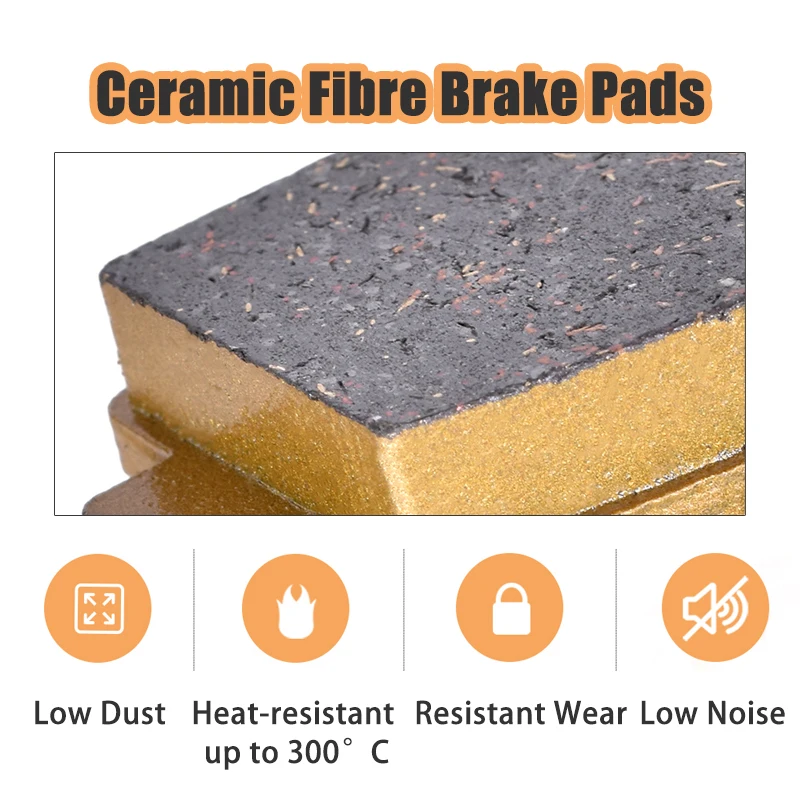 دراجة نارية الجبهة الخلفية الفرامل الوسادة لياماها YZX1000R YZX1000 YZX 1000 R SS 2016-2025 ولفيرين RMAX2 RMAX4 1000CC YXE10 2022-2025 #6