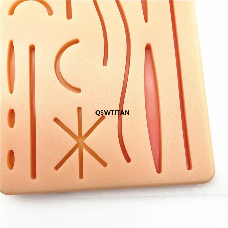 

Y Traumatic Skin Suture Model Suturing Training Pad Wound silicone suture pad Reusable Silicone Suture Practice Mat