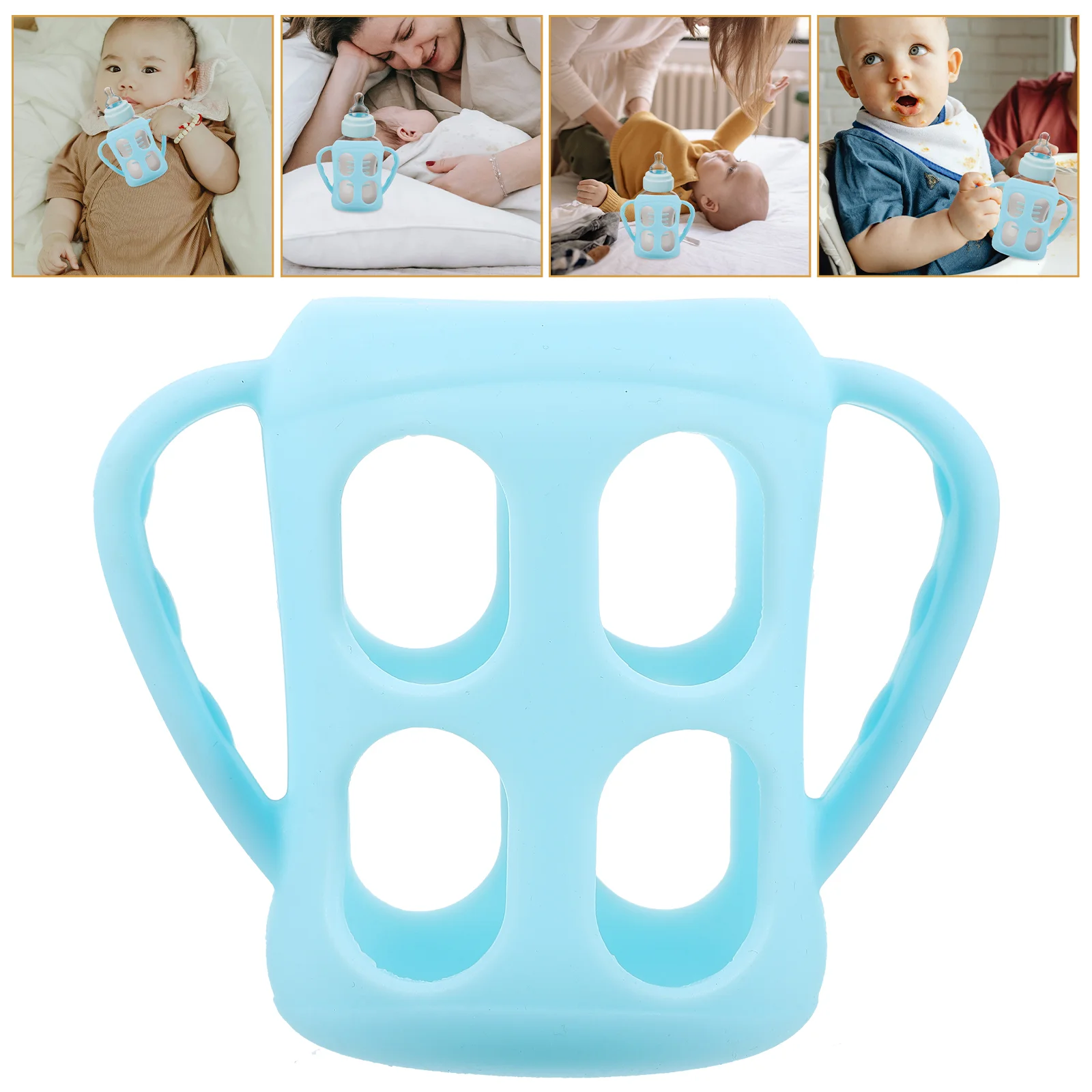 

Baby Bottle Handle Bottles Grip Carry Feeding Sleeve Cover Replacement Part Infant Nursing Grasp Holder