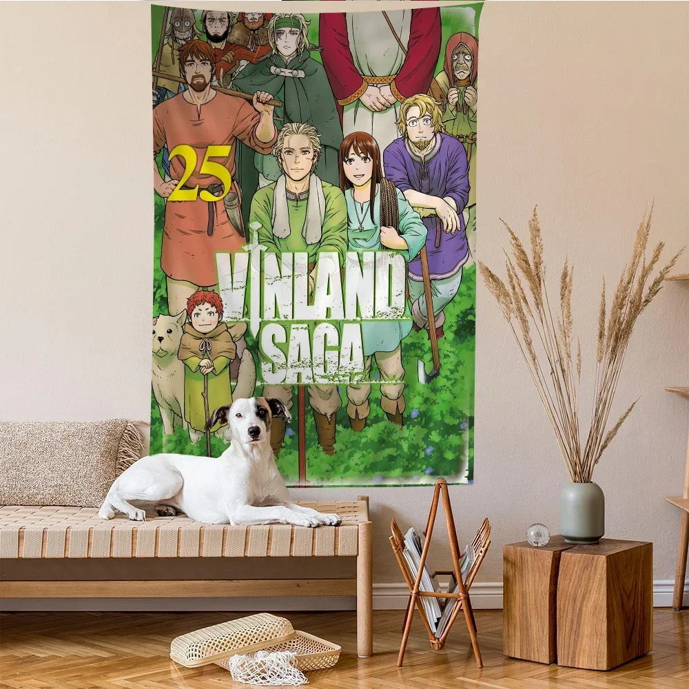 Vinland Saga Anime Tapestry, Cool Manga Wall Art, Tarot Hippie