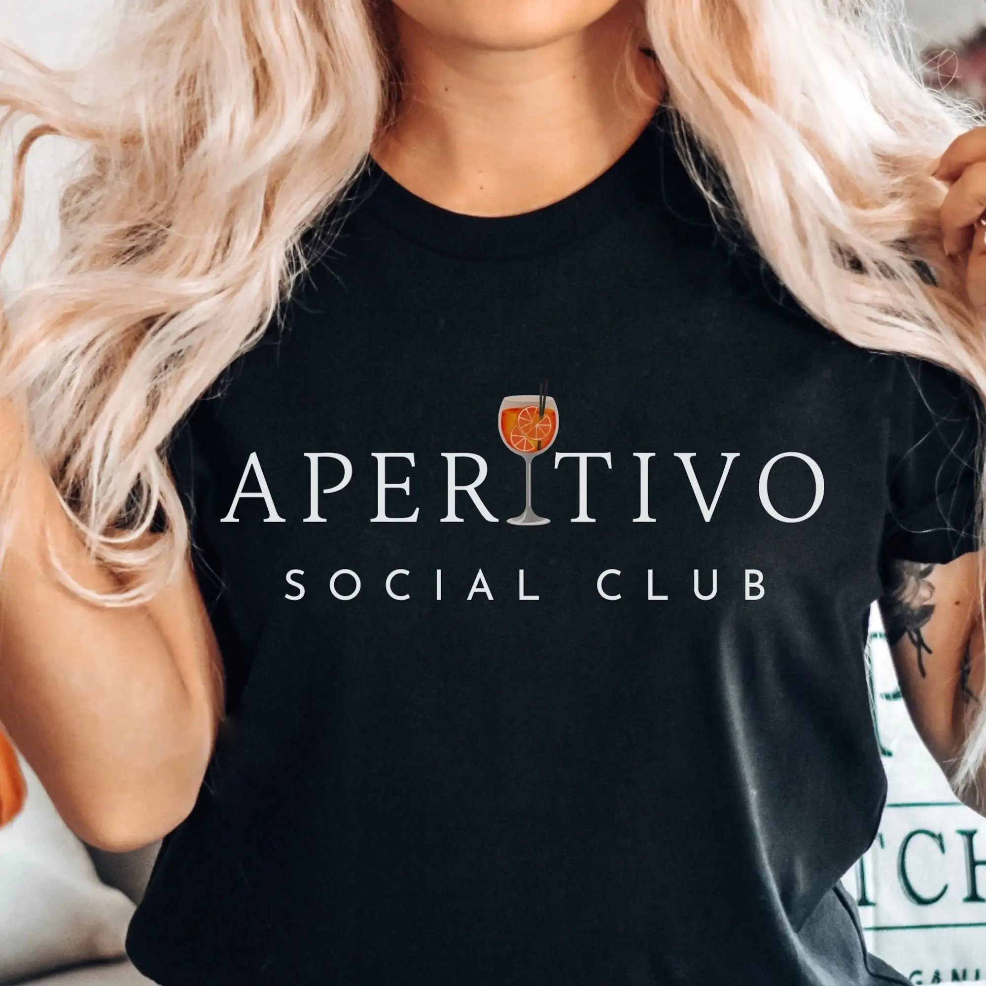 Aperitivo Shirt, Spritz Social Club Tee, Soft and Comfortable T-shirt, Unisex