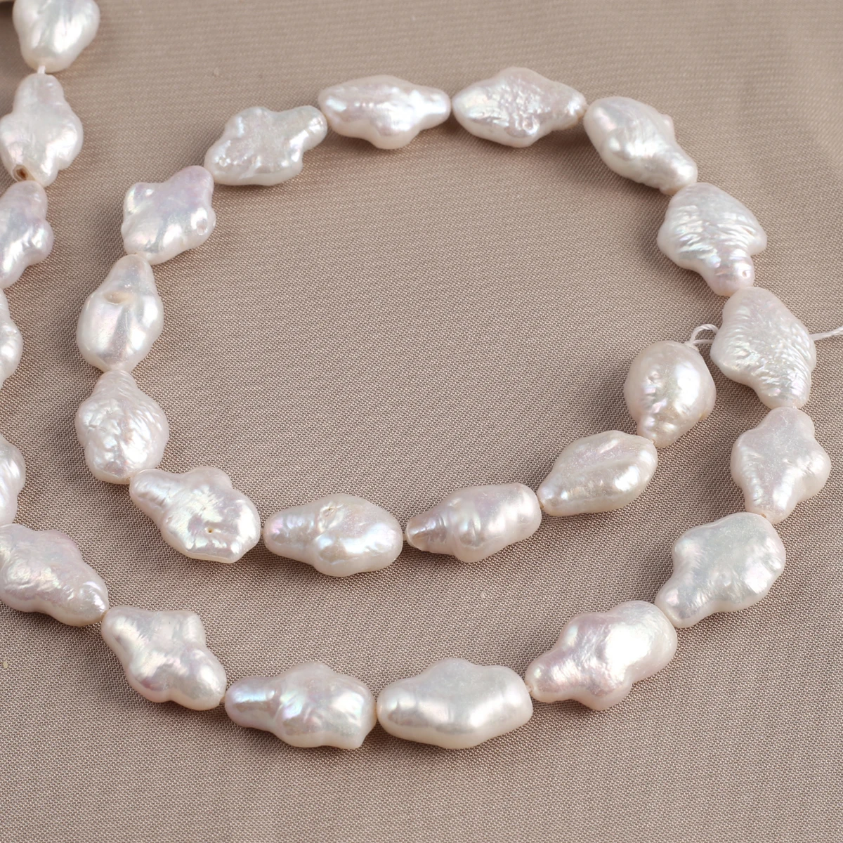 Natural Pearl Small Cross Delicate Shape Elegant Appearance for DIY Jewelry Making Handmade Bracelet Necklace Length 36cm