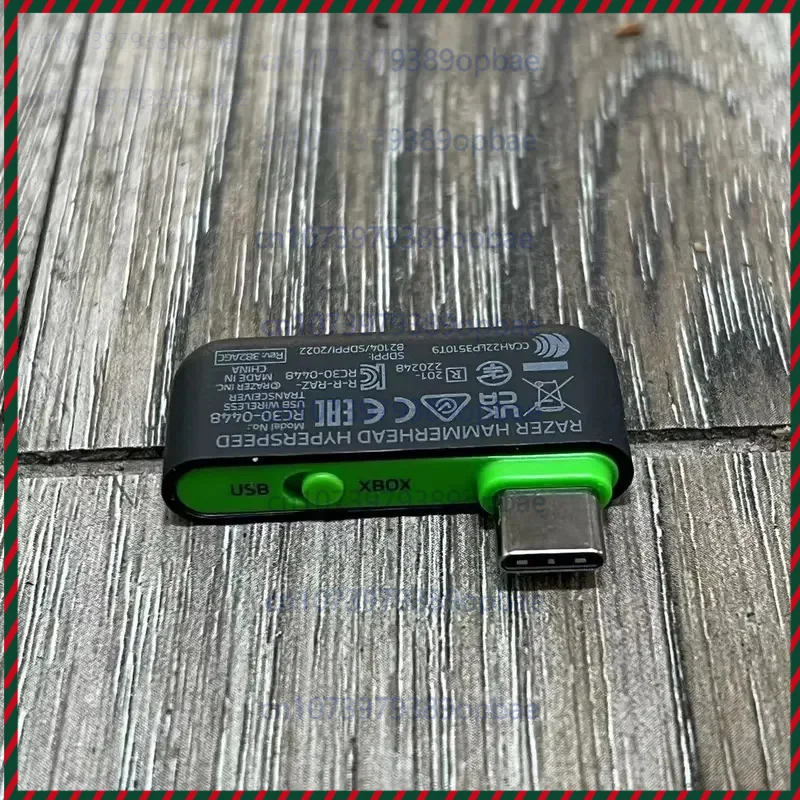 

Оригинальный адаптер приемника для Razer HAMMERHEAD HYPERSPEED XBOX, игровые наушники-вкладыши RC30-0448 USB XBOX-трансивер