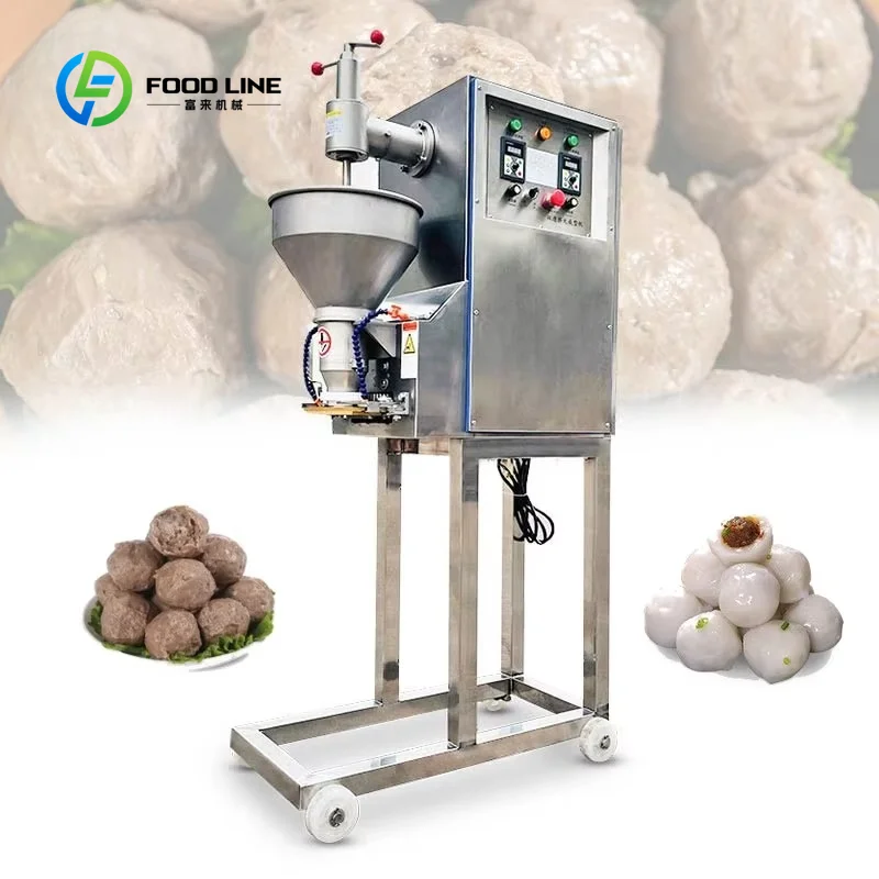 Beef Meat Ball Small Mni Boiling Stainless Steel Meatball Maker Fishball Make Machine Food Shop