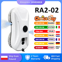DIVEDEER RA2-02 Intelligent Window Cleaner Bi-directional Double Spray New Window Cleaner Automatic Dual Spray Mini-Type Machine