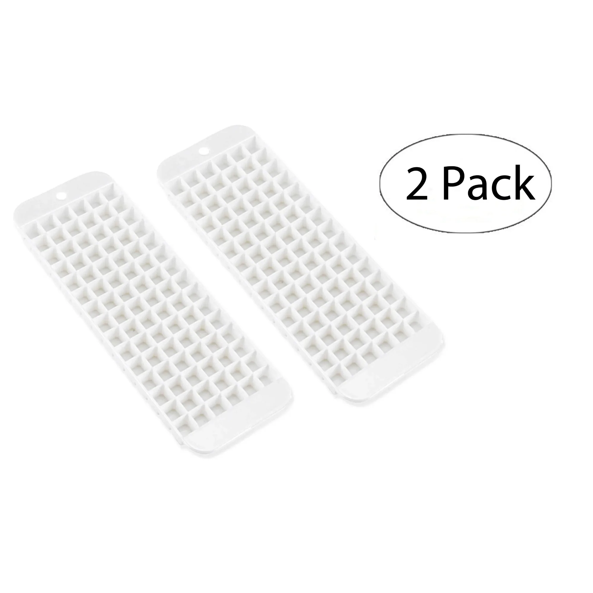 2 Mini Bandejas Pequeñas para Cubitos de Hielo، Fáciles de Girar، sin BPA، Pequeñas Bebidas Fras
