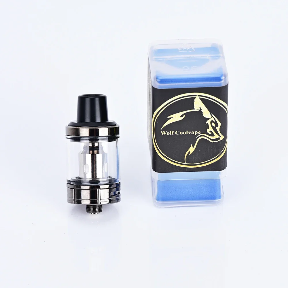 Wolfcoolvape 80W Subtank RBA Atomizer with 0.3ohm Coils for 80W-200W Vape Mod Kit Starter Vape Tank for DL Cloud Chasing replacement coil