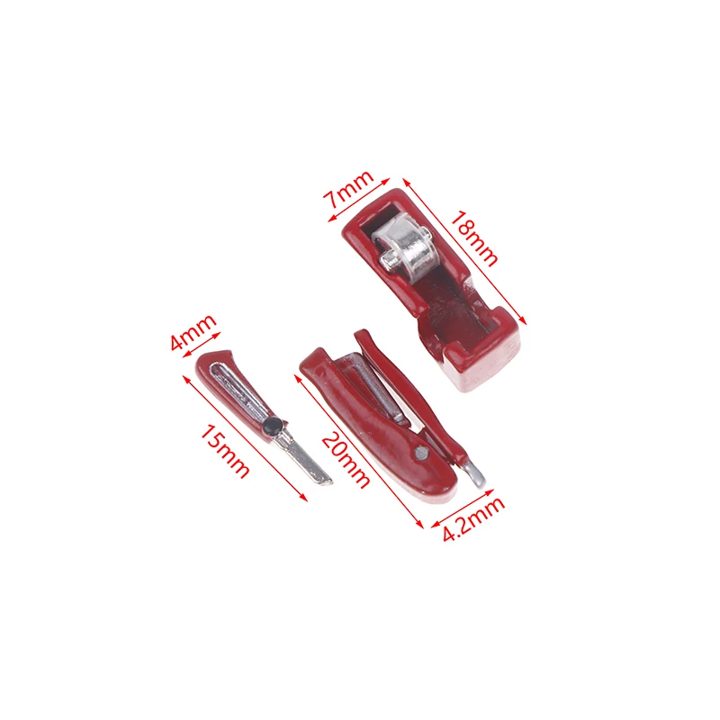 Simulazione di mini cancelleria creativa Forniture per l'apprendimento Modello Accessori per l'apprendimento ridotti