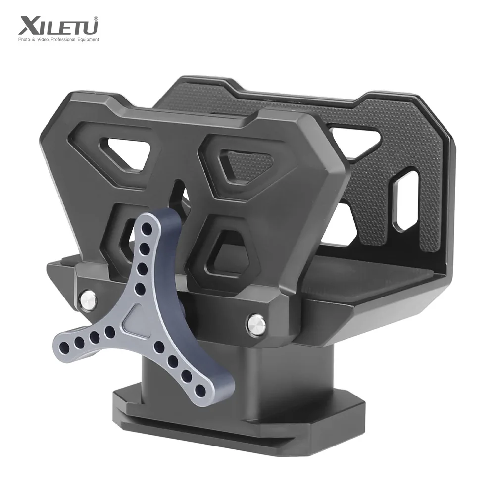 Aluminum Shooting Saddle Tripod Bracket Vise Tactical Clamp Outdoor Adaptation 3/8 Inch Thread