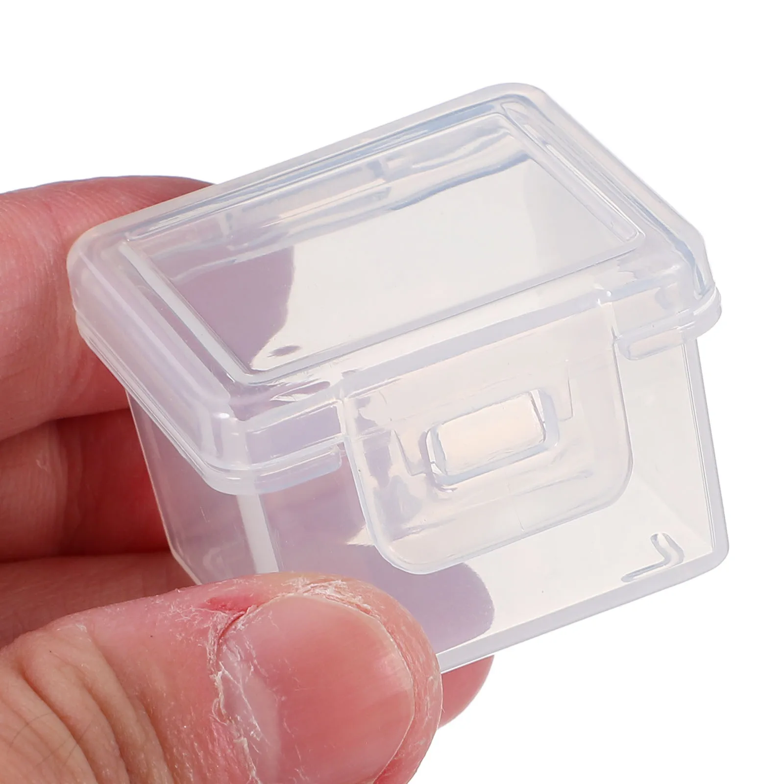 

1pcs Cheese Slice Storage Box Flip Cover Mini Square Plastic Container For Refrigerator Food Storage Kitchen Supplies