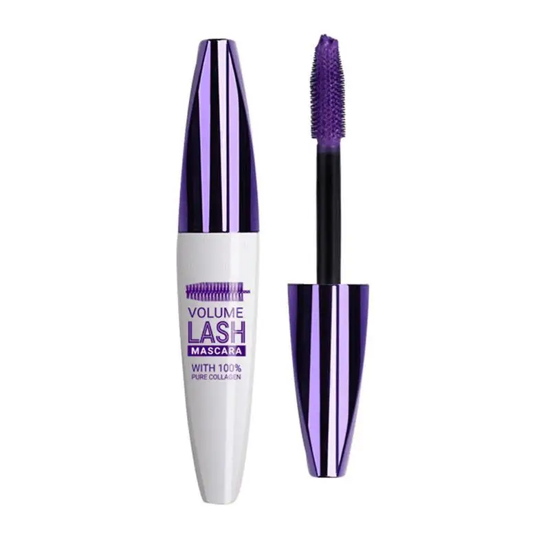 5D Mascara Lengthening Waterproof Eyelashes Eye Mascara Volume With Silk Fibers Brush Eyelash Makeup Tool Cosmetics