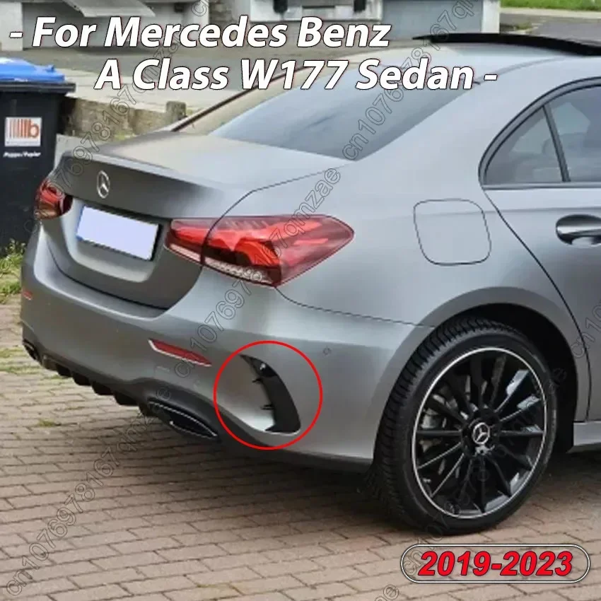 

Отделка для заднего бампера Mercedes Benz A Class W177 Sedan A180 A200 A250 A35 AMG 2019-2023