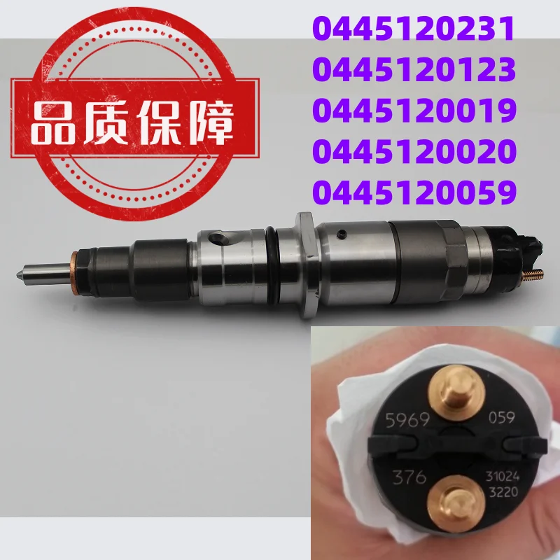 0445120231 0445120123 0445120019 0445120020 0445120059 Common Rail Injector 120 Serie Rail for Bo-sch Hy-undai VO-LVE Ka-maz