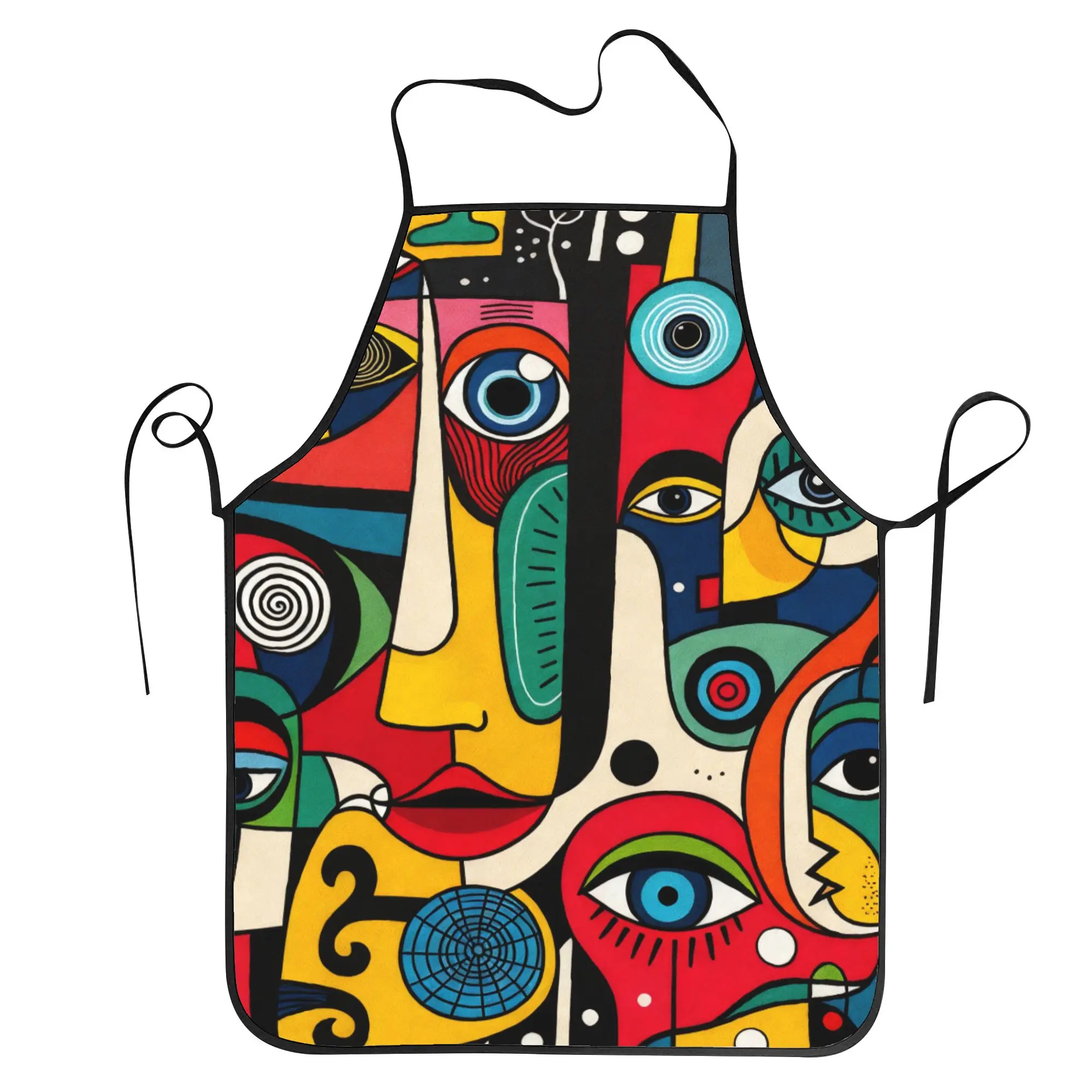 

Фартук с изображением произведений искусства Пабло Пикассо, для приготовления пищи, маникюра, кухонных работ, модный рабочий фартук без карманов