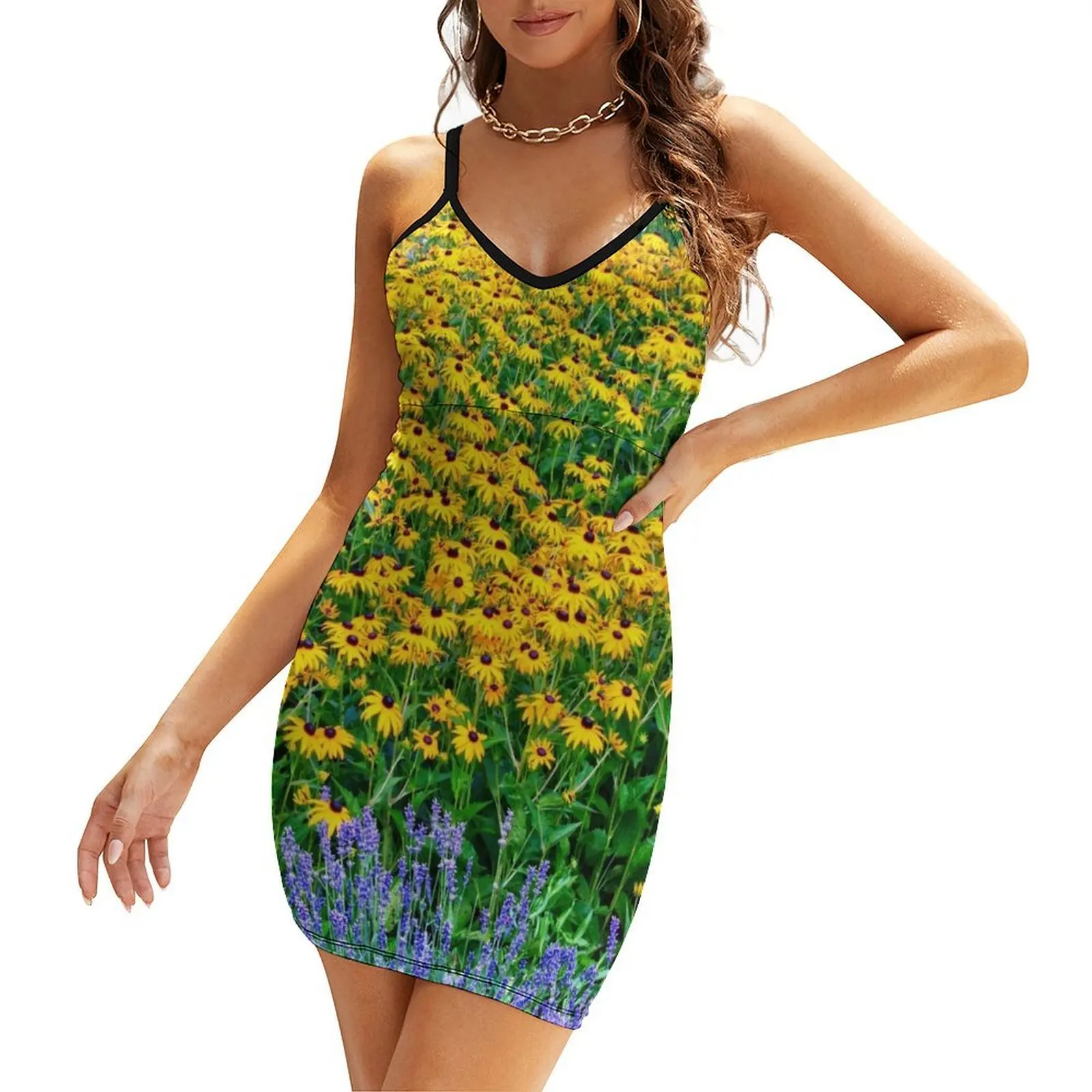 

Black-eyed Susans And Lavender Sling Dress women formal occasion dresses women's evening dresses 2025 luxury dress