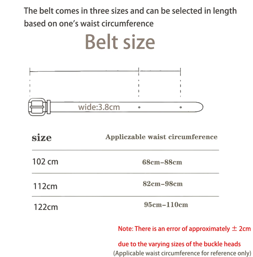 Western Style Printed Solid Color Pu Belt Buckle, Retro Casual Women\'s Belt, Classic Jeans Decorative Belt