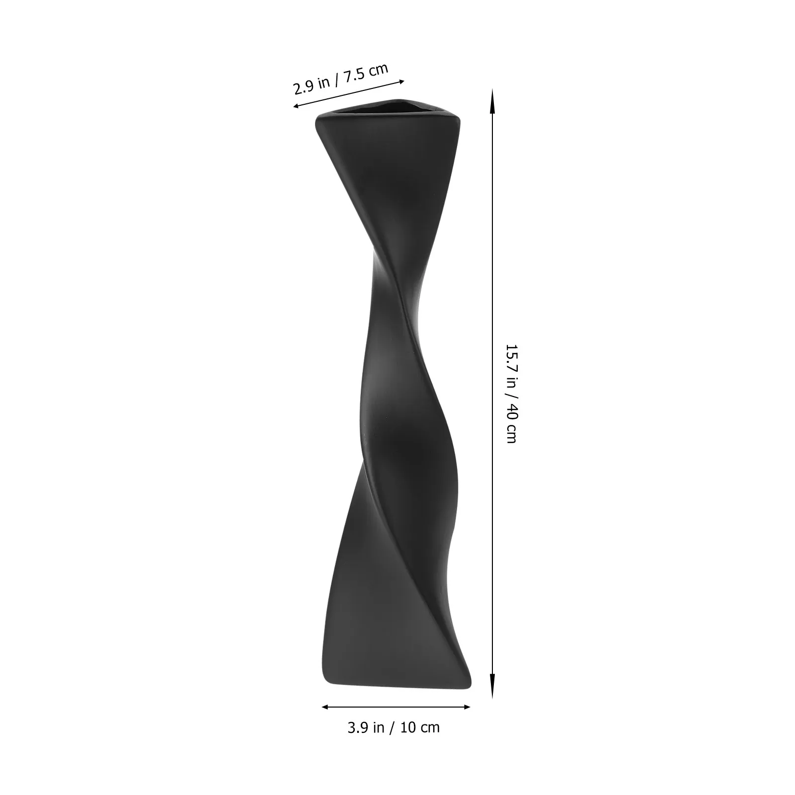 Modern Ceramic Vase Tall Neutral Tone Flower Vase for Pampas Grass Dried Flowers Farmhouse Table Centerpiece Bookshelf Decor - view 4