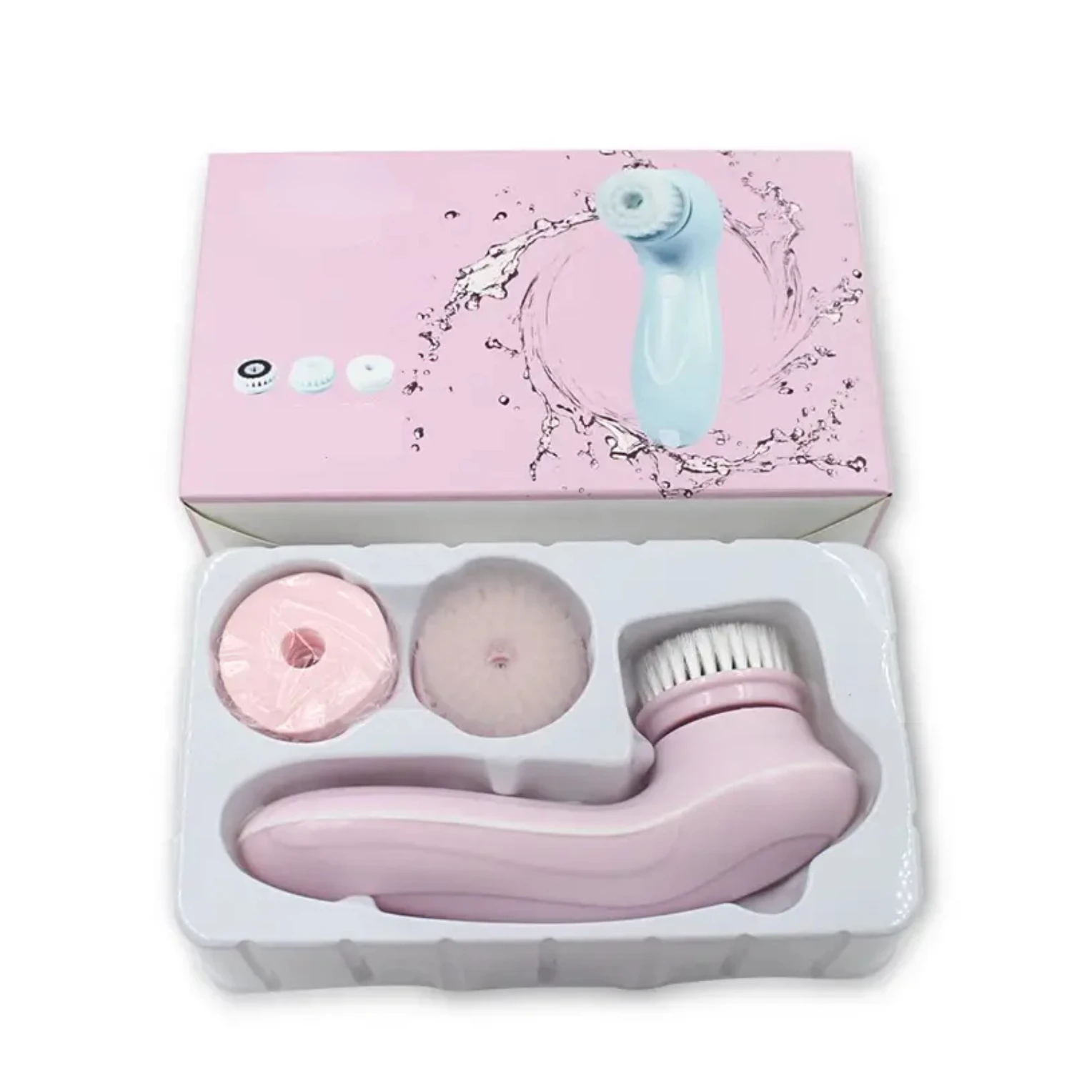 Spazzola per la pulizia del viso ricaricabile USB elettrica portatile - Dispositivo di bellezza per il viso esfoliante e massaggiante delicato per una pulizia profonda