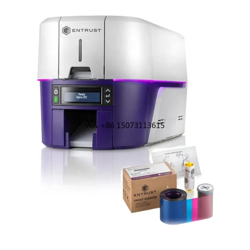 Datacard Entrust Sigma DS1/DS2 HD ID Card System - Direct-to-Card Single/Dual-Side Plastic Card Production