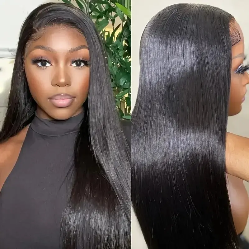 Rosabeauty 30 40 Inch 13x6 Human Hair 13X4 Frontal 5X5 Glueless Ready to Wear Wigs 250% For Women Straight Lace Front Wig