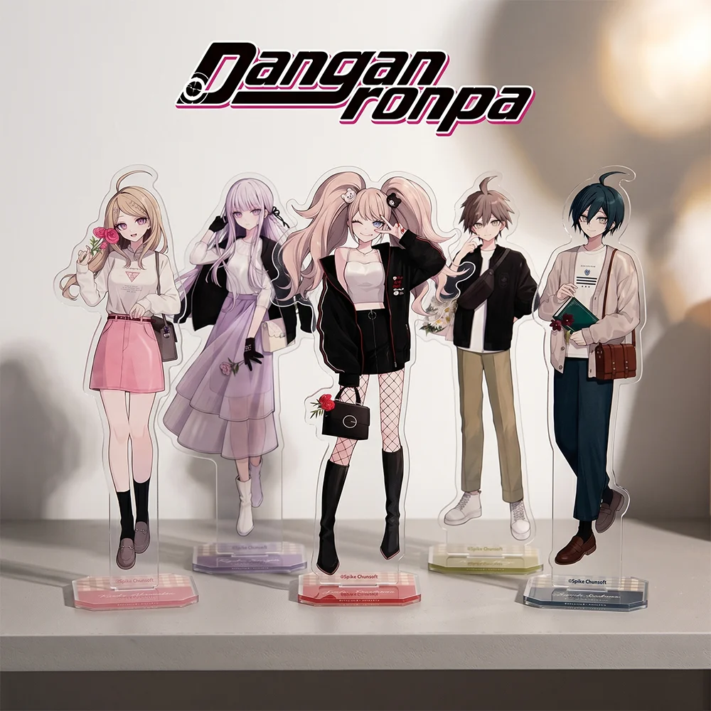 Danganronpa V3 X Arti Mate 15CM Double Sided Acrylic Stand Keychain 2026 New Anime Stand Nagito Komaeda Chiaki Nanami Fan Gifts
