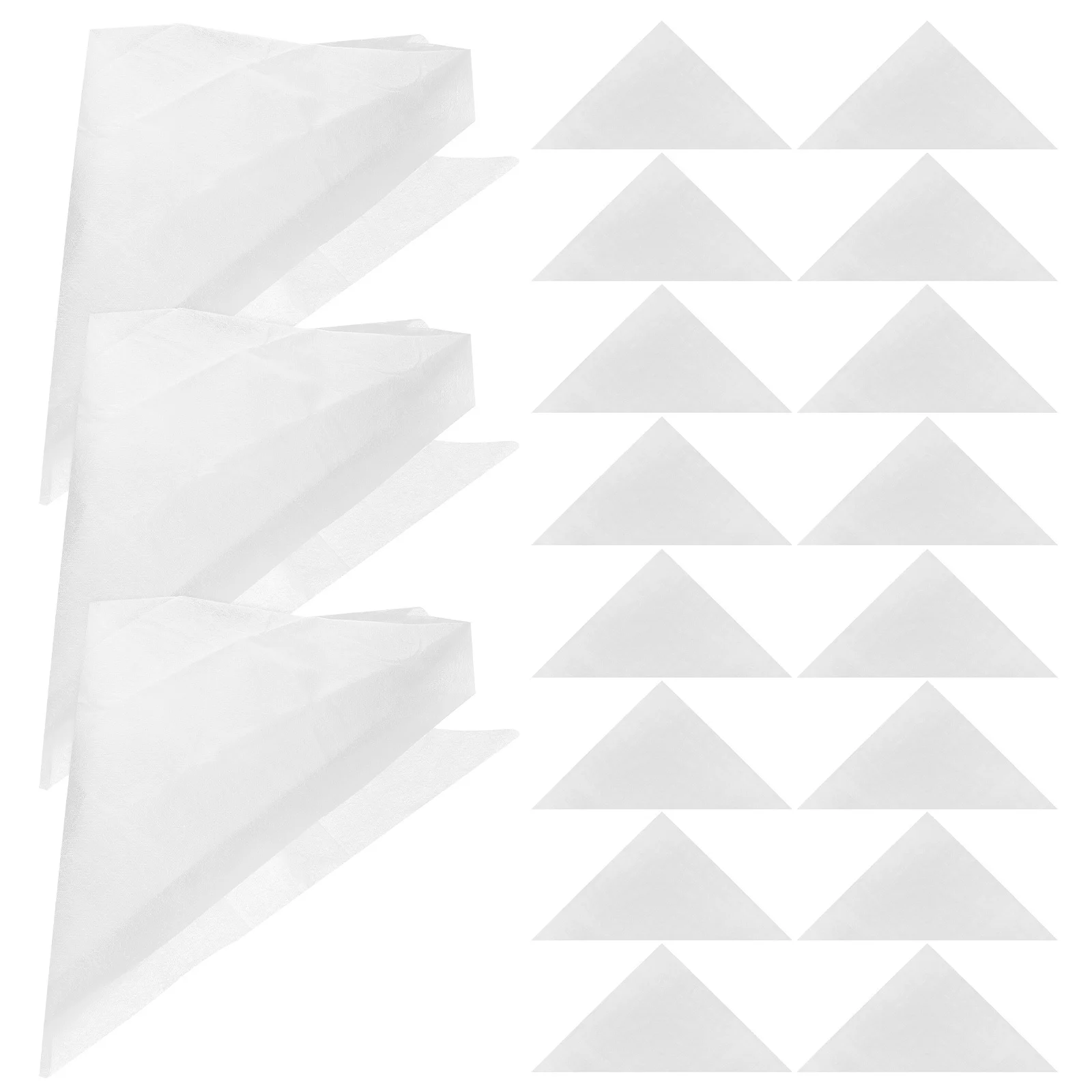 

20pcs Triangular Bandages Large Fabric Bandage Wrap First Aid Sprain Support Emergency Wound Care Splint Immobilization