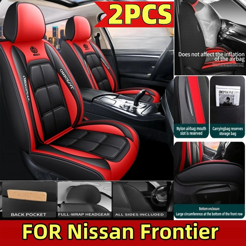 

Чехлы на автомобильные сиденья для Nissan Frontier, полностью покрытые мышцами, водонепроницаемые, износостойкие и мягкие чехлы на сиденья из искусственной кожи