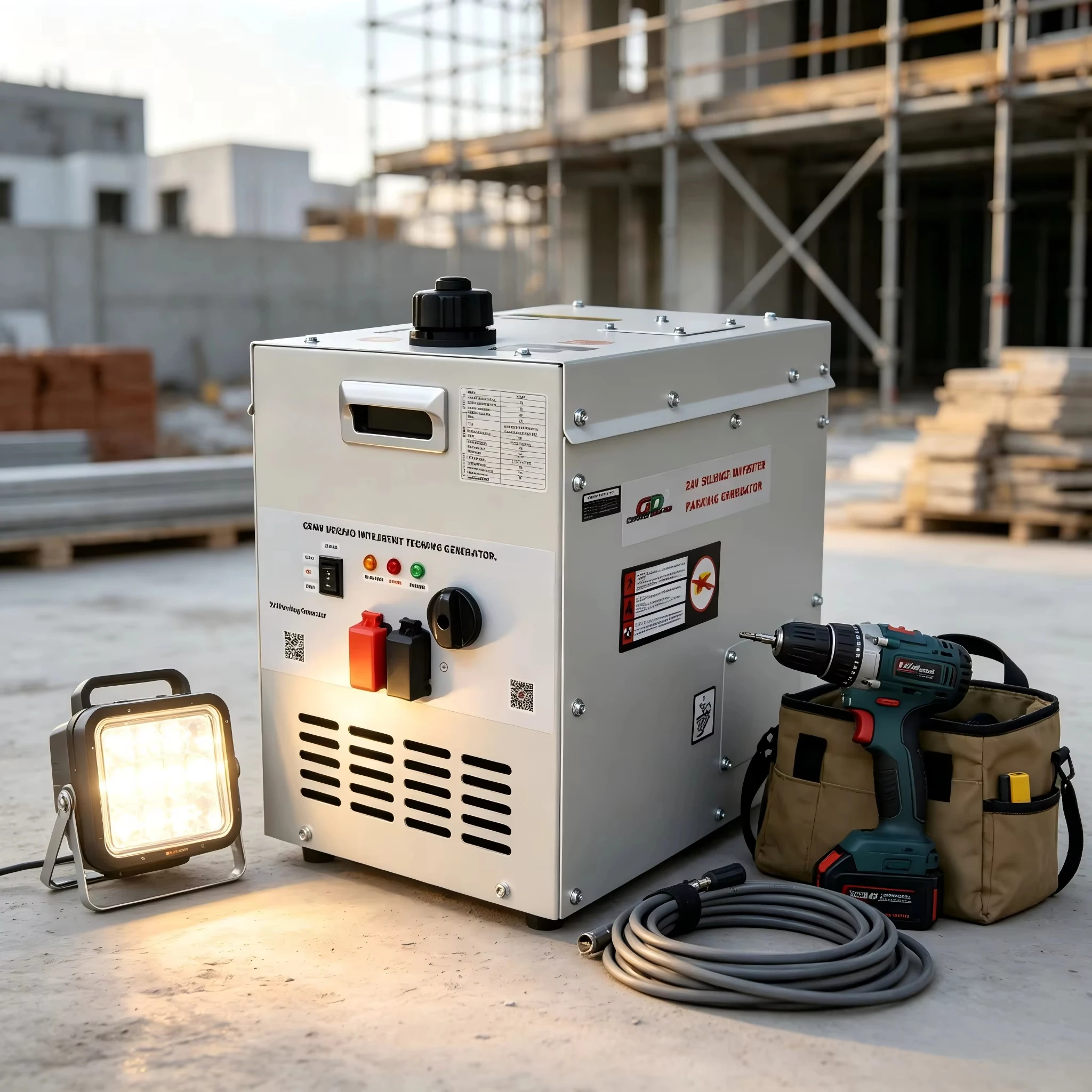 Silent Inverter Generator EC2000, Single Phase Portable Small Power Station for Household & Outdoor Use
