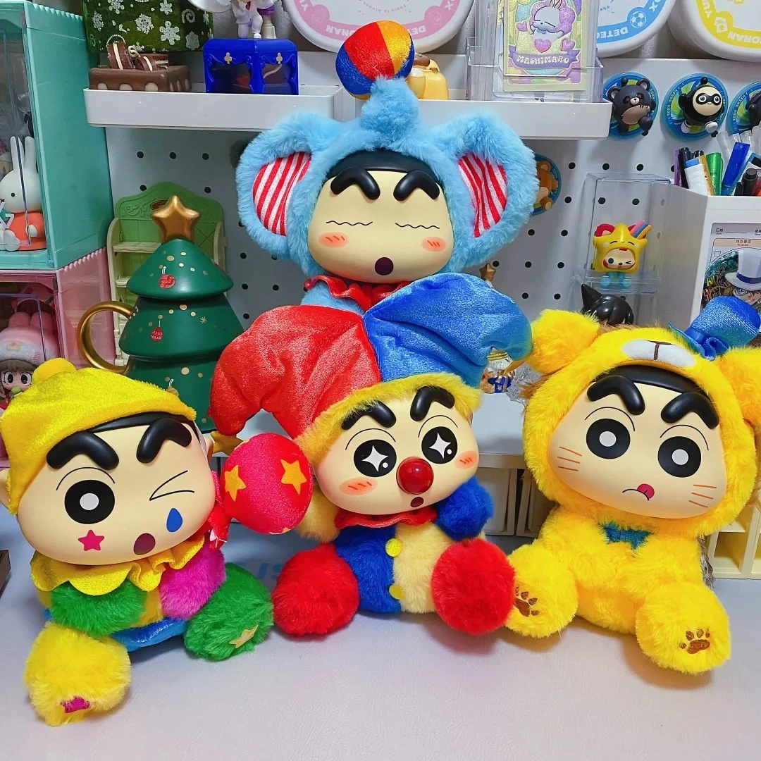 

Crayon Shin-chan Fantasy Playground Series Vinyl Face Blind Box Figures Kawaii Model Doll Surprise Box Collection Toys Kids Gift