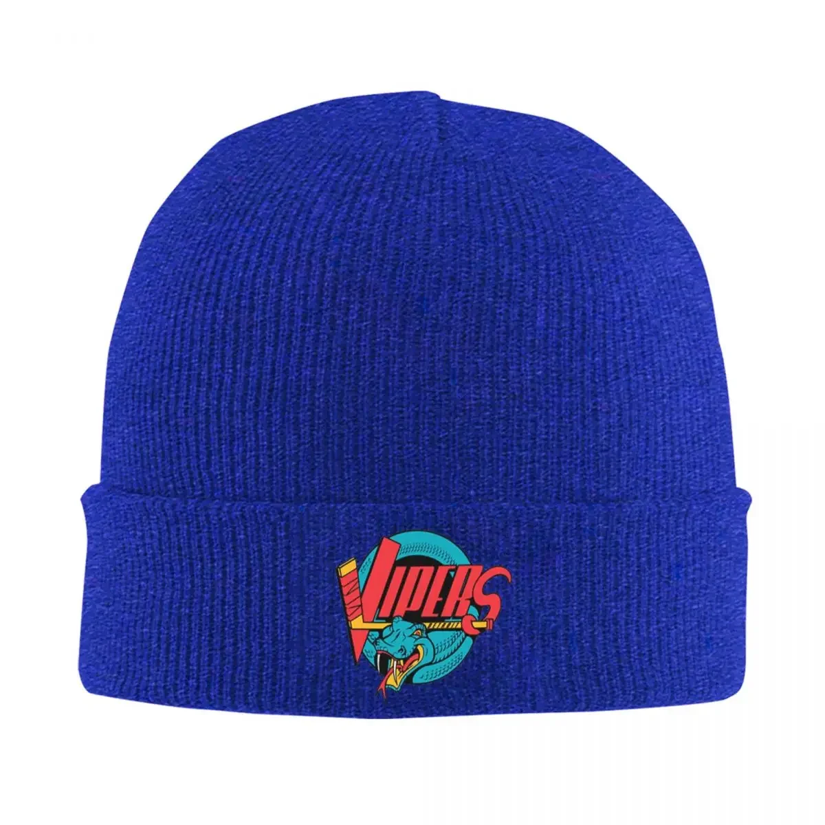 Detroit Vipers T-ShirtDetroit Vipers T-Shirt_by HeyBeardMon Warm Knitted Cap Bonnet Hat Autumn Winter Outdoor Beanies Hats