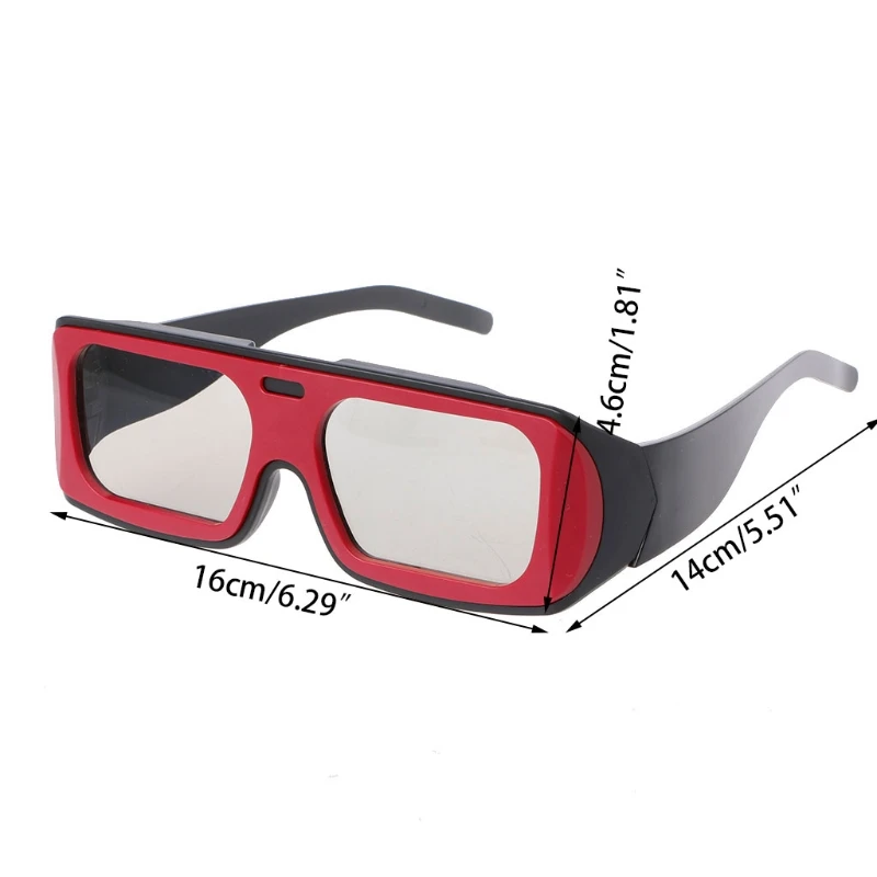 3D Visual Effect Upgrade 3D Movie Game Glasse Clear and Quality Lens for Various Viewing Demands 3D Movie Glasses