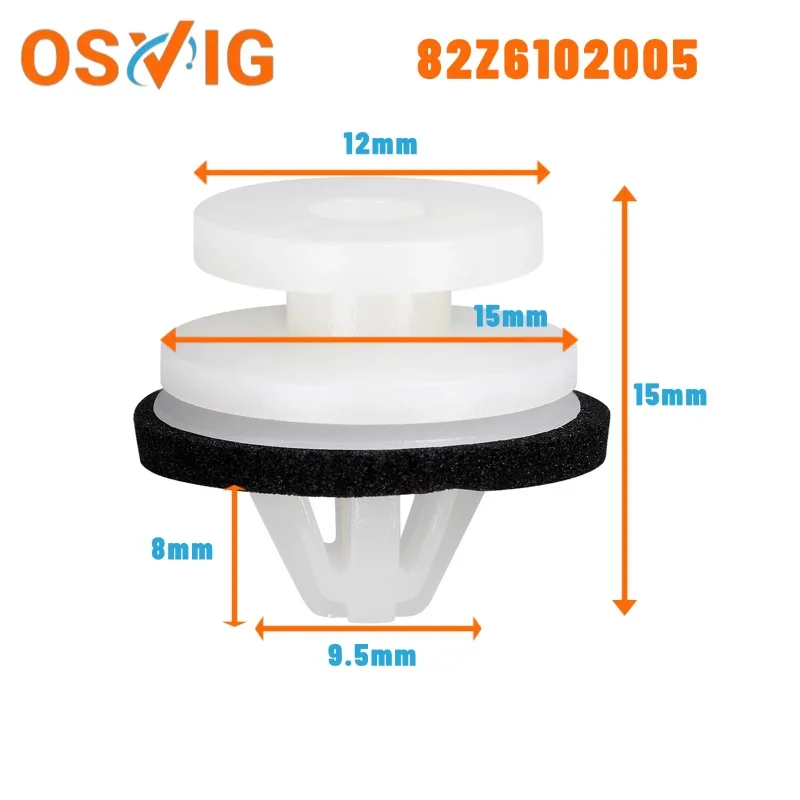 

10PCS 82Z6102005 Suitable for Mercedes-Benz and Land Rover side skirt guards, wheel arches, and rear light fixing clips