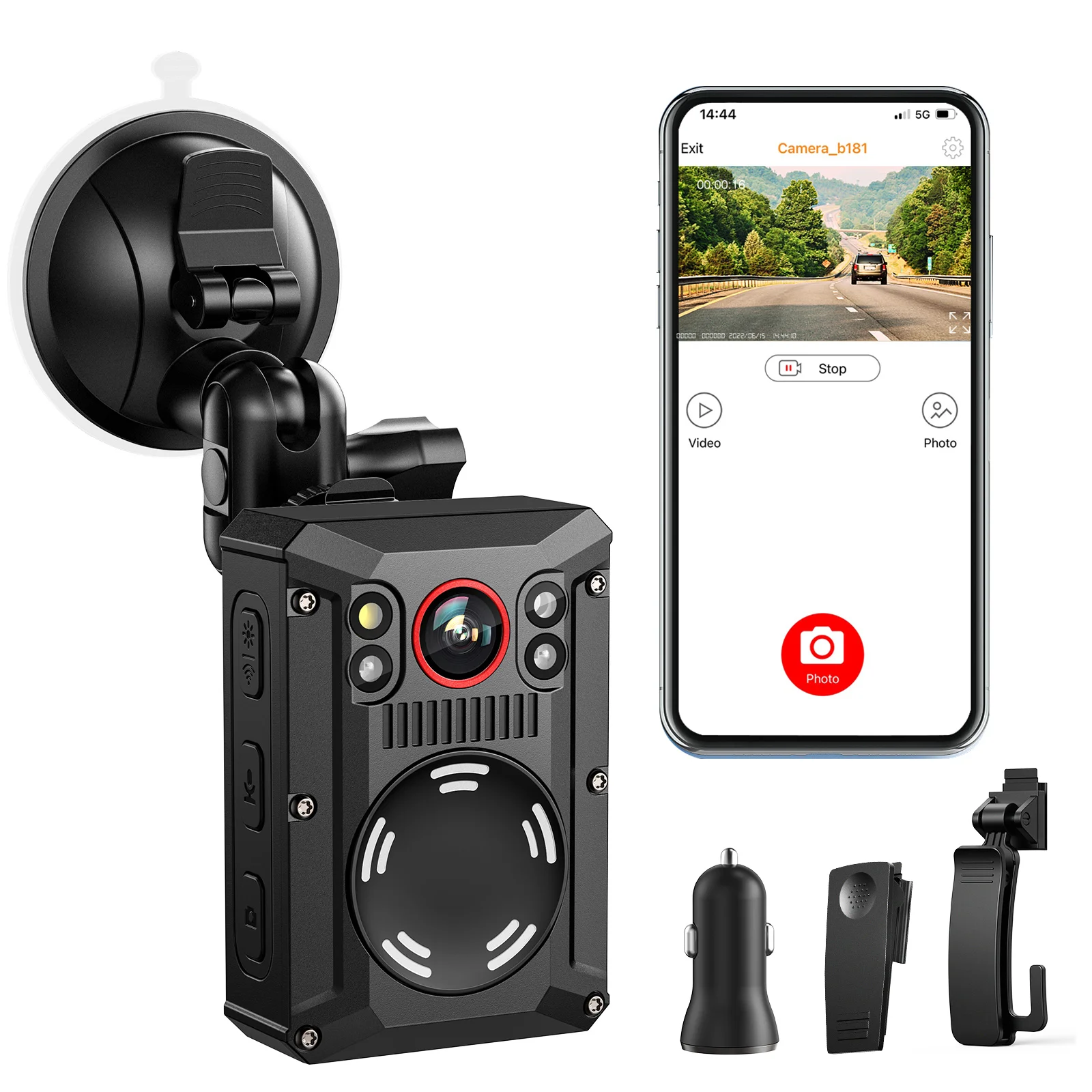 WIFI Mini Camera GPS 4K Body Camera 128G 3500mAh Battery 11 Hours Recording Bodycam Waterproof IP67 Bodycam Small Camcorders