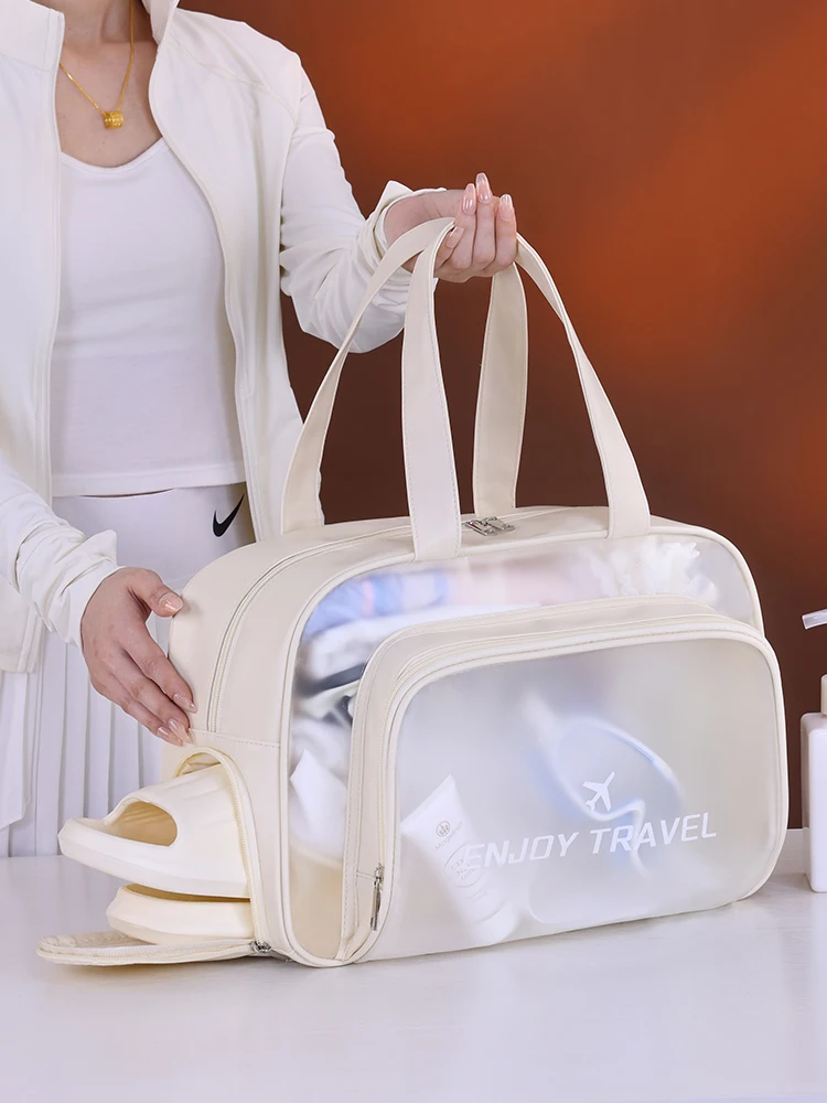 

Sports swimming bag waterproof large capacity wet and dry separation toilet swimsuit storage fitness bath cosmetic