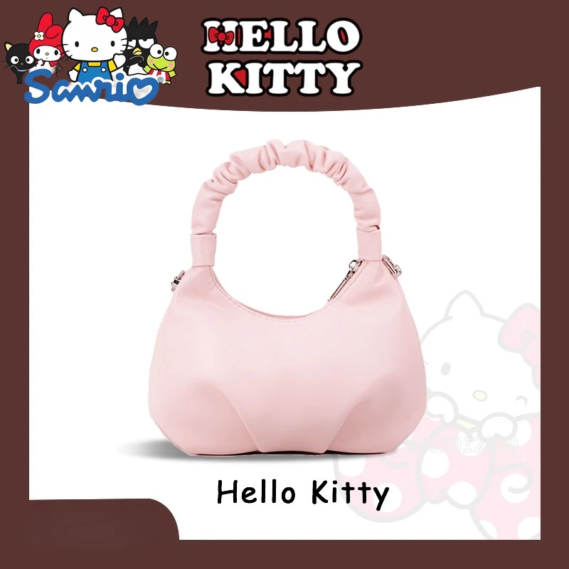  Hello Kitty Original New Women's Mini Handbag Luxury Brand Fashion Women's Mini Shoulder Bag Cartoon Cute Women's Bag