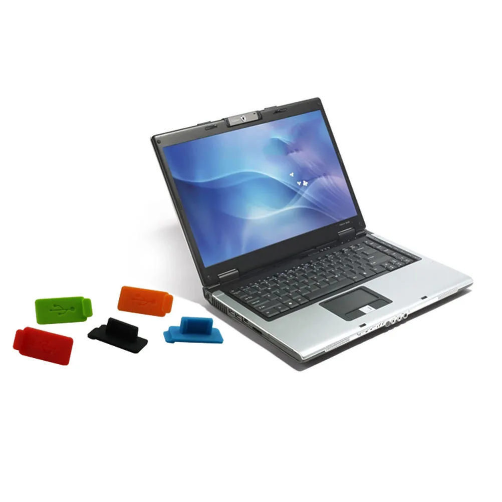 

50Pcs Silicone Dust Plug Anti-Dust Moisture USB Cover Protector for Port Laptops Mobile Power Computers Tight Fit