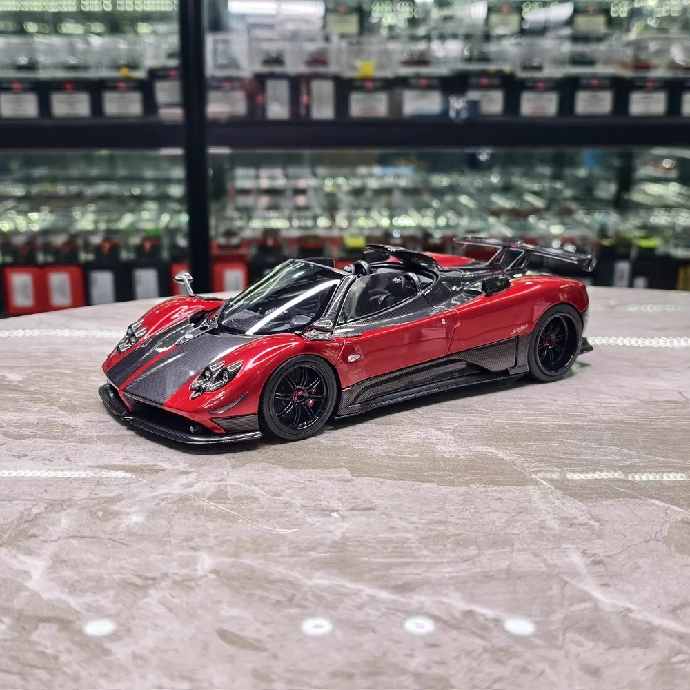 1/18 1:18 Scale For Almost Real Zonda Cinque Roadster 2009 Metal Diecast Car Model Red