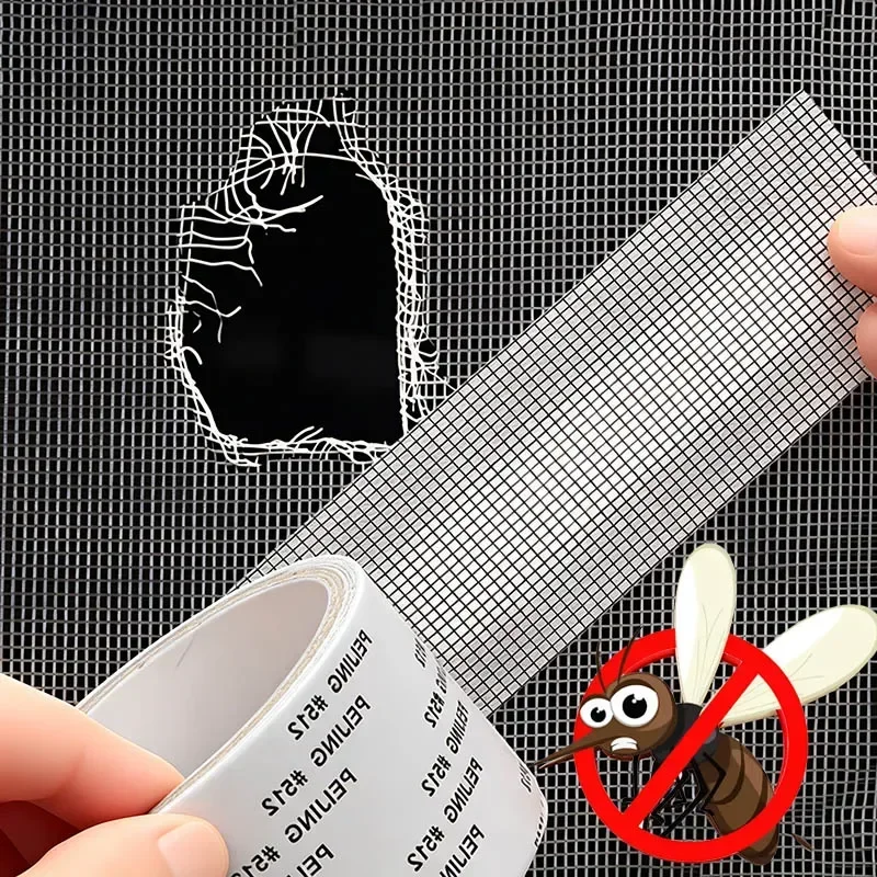 

Mosquito Net Windows anti-mosquito mesh Easy-to-Apply Waterproof Window Screen Repair Tape Door Window Self-Adhesive Mesh Patch
