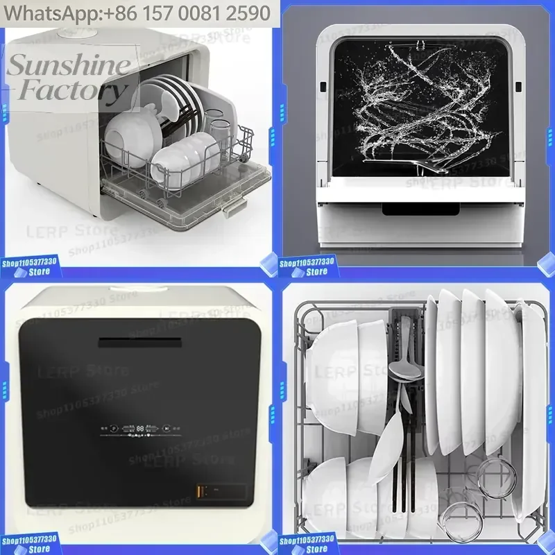 Household Countertop Lavastoviglie Portable Embedded Desktop Large Capacity Disinfect Dishwasher Lavavajillas Machine