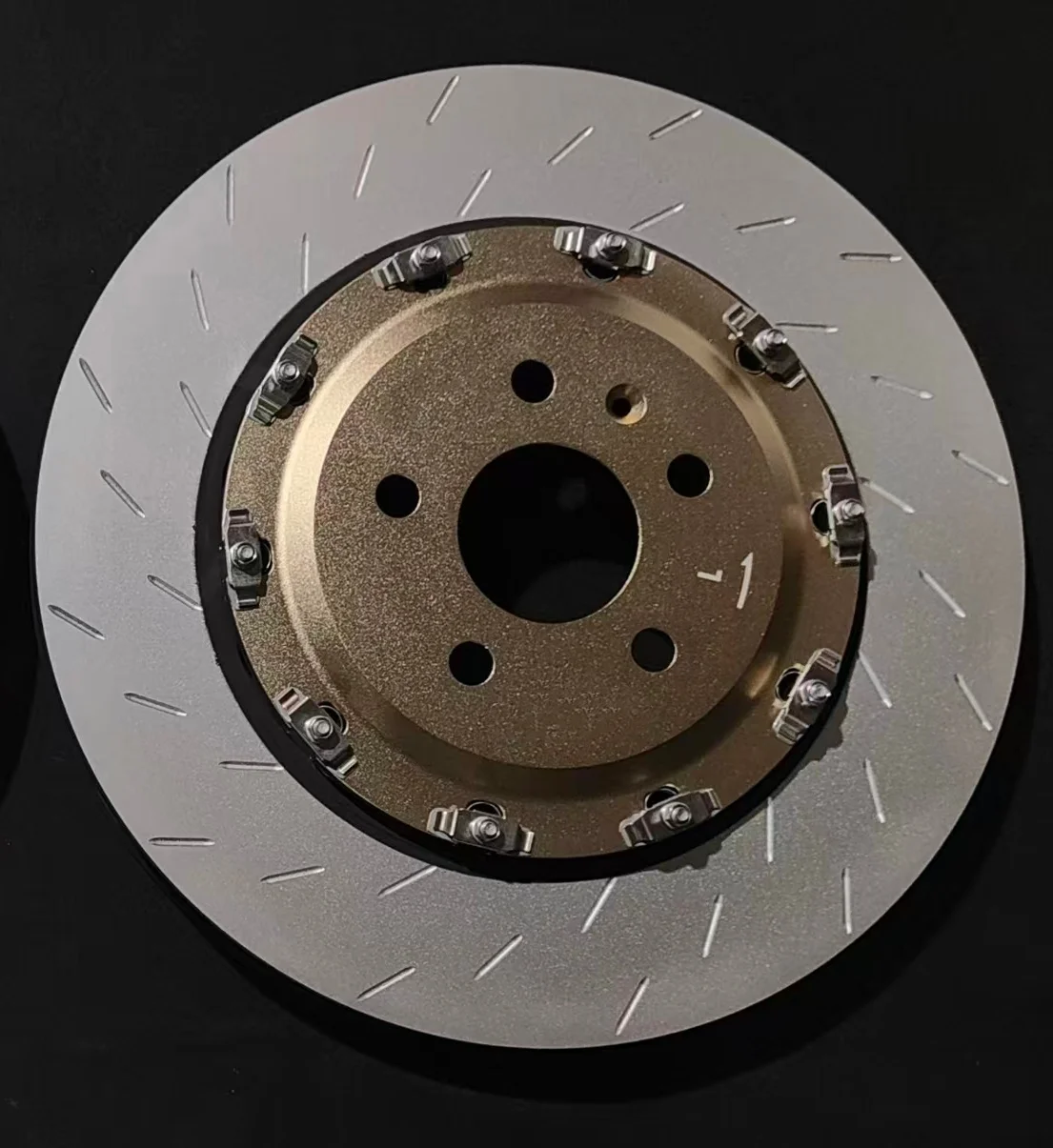 Front Brake Disc Rotor Floating Wave Design 2-piece Brake Disc 370*32mm Rotor for audi OE#8J0615301K