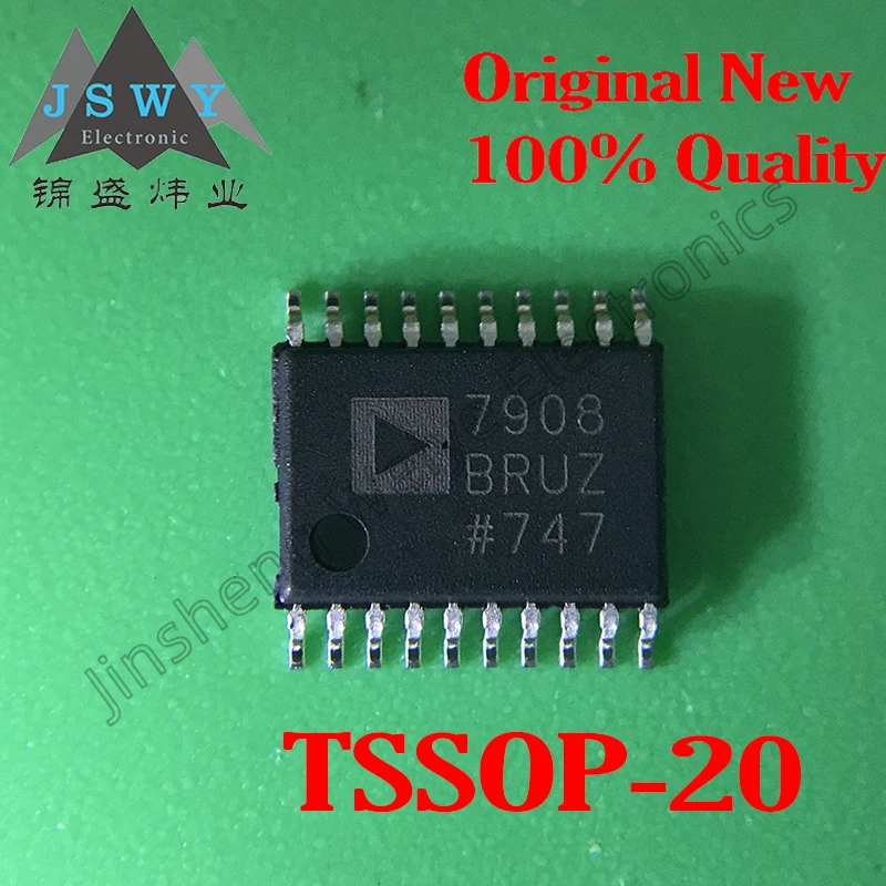 

(1/5PCS) AD7908BRUZ AD7908 AD7908BRU TSSOP-20 Original Electronic 8-Channel 16-Bit Analog-to-Digital Converter Chip New Spot