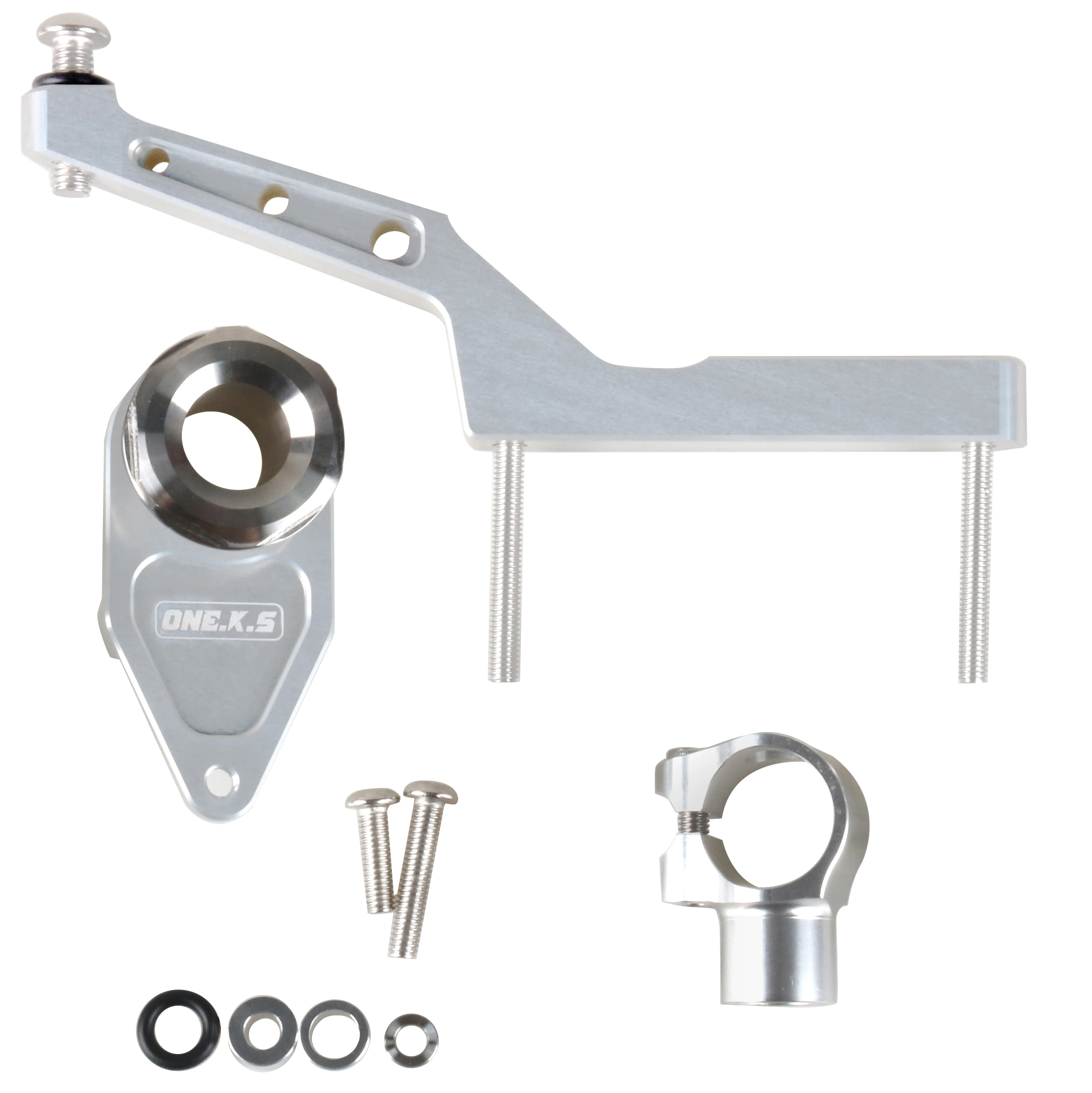 Soporte amortiguador estabilizador de dirección de motocicleta para Kawasaki ZX-6R ZX636 2023-2024 7075 accesorios modificados de aleación de aluminio