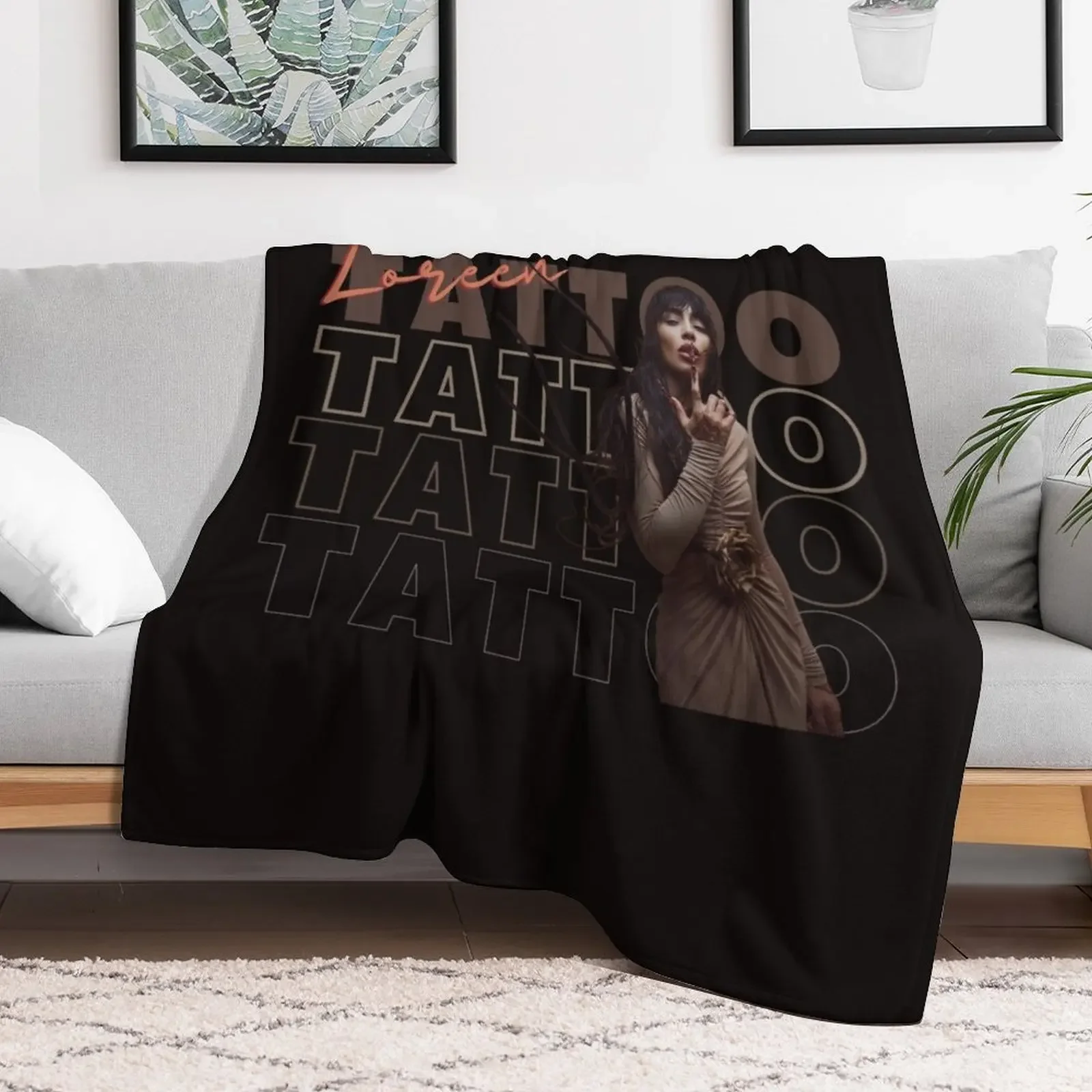 Loreen Tattoo Sweden Eurovision 2023 Throw Blanket decorative Sofa Throw Decoratives Blankets