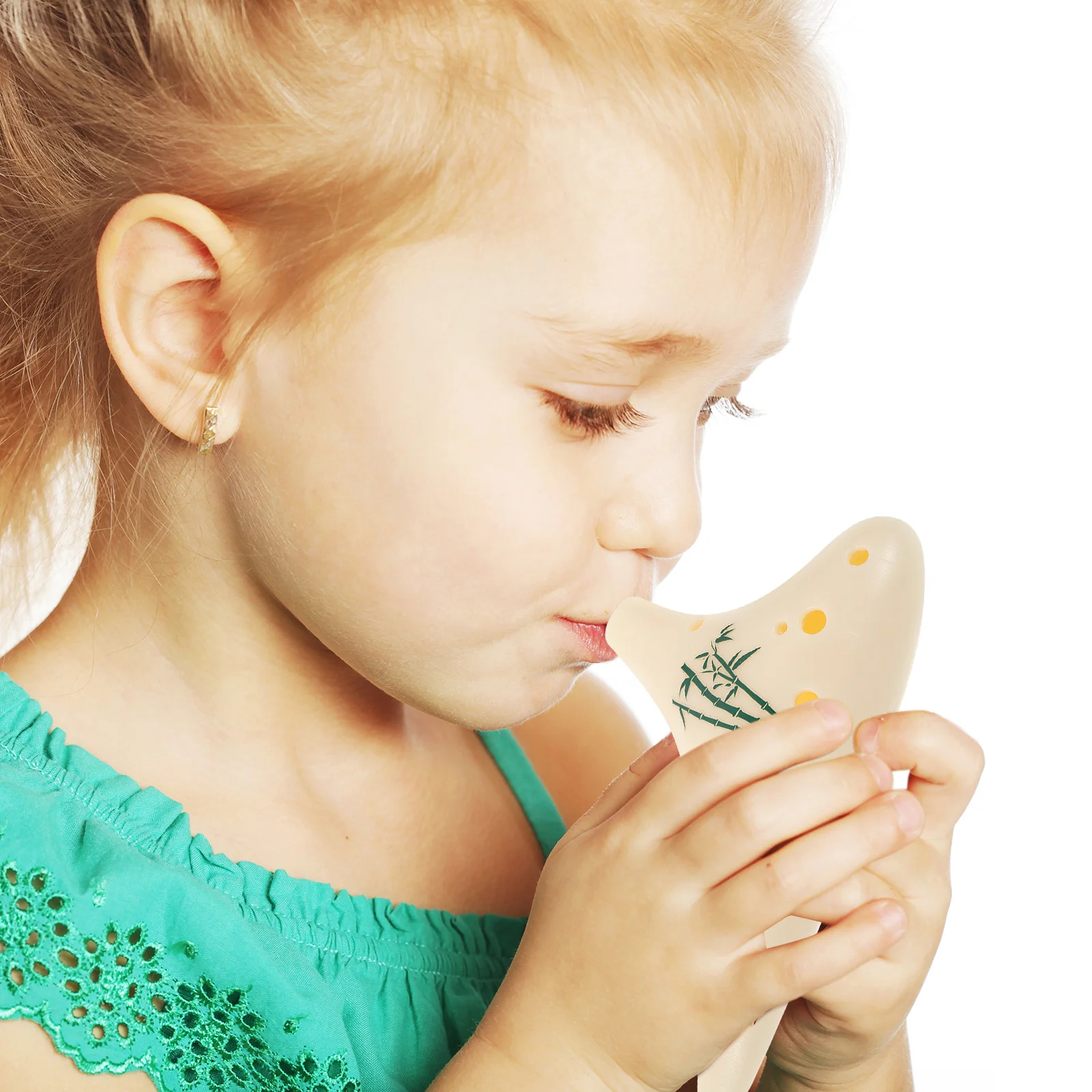 

12 Holes Alto C Resin Ocarina Professional Musical Instrument Durable Lightweight for Kids Beginners Music Lovers