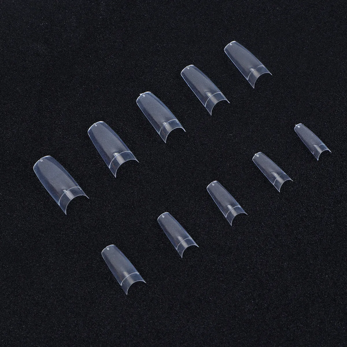 

500 шт. прозрачных наклеек для ногтей в французском стиле, готовые к использованию, тонкие, легко наносятся, для самостоятельного маникюра, для девушек, женщин, для дома и салона