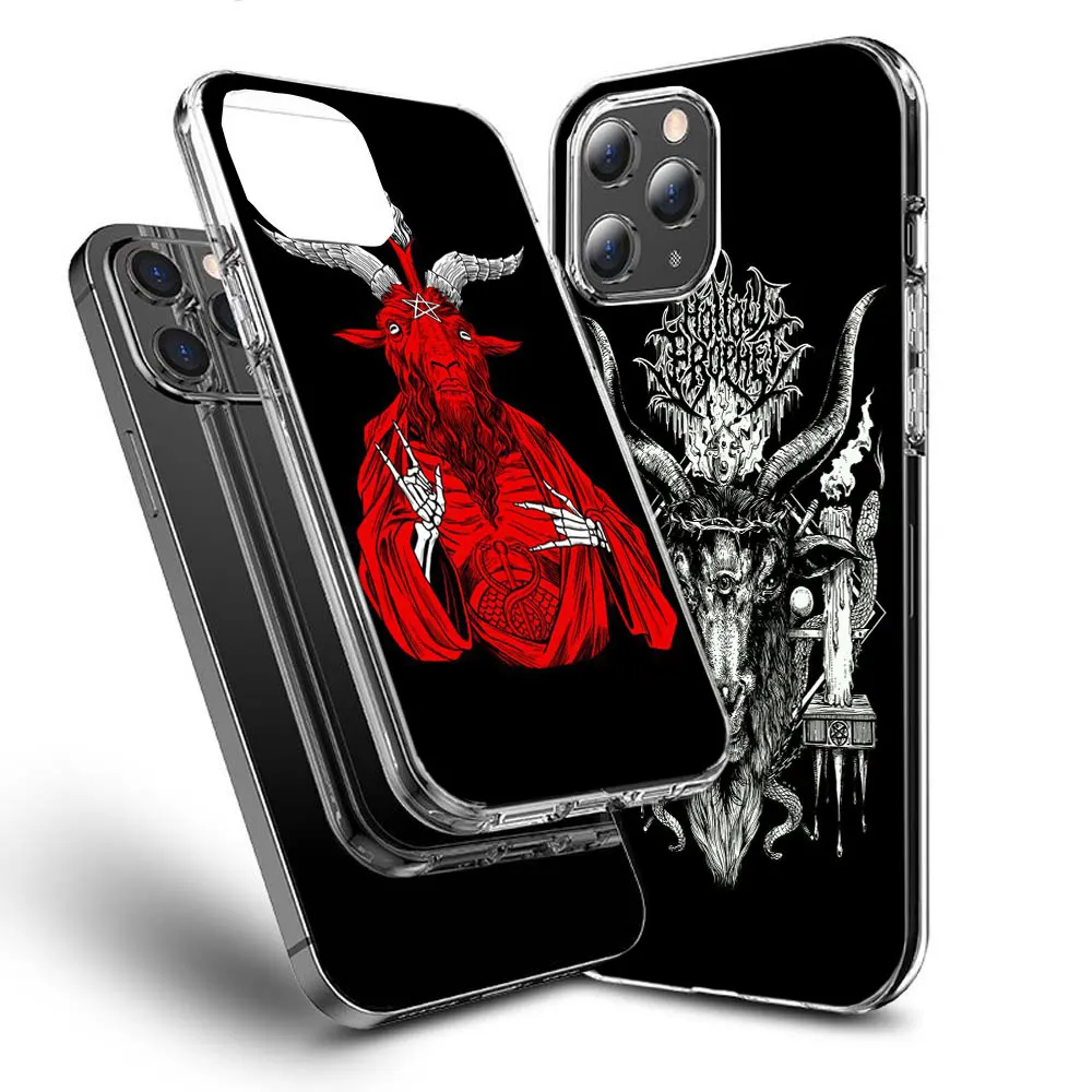 Devil Satan Phone Case For Apple Iphone 15+ 14 Plus 16 Pro Max 12 13 Mini 11 Pro X XS Max XR Cover Shell Coque