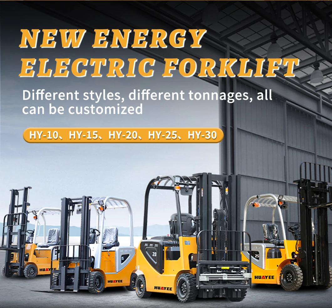 Elektrische Gabelstapler 1 Tonne 2 Tonne 3 Tonnen Maßgeschneiderter tragbarer Gabelstapler Kostenloser Versand Schnelle Lieferung New Energy WarehouseForklif – Detail 1