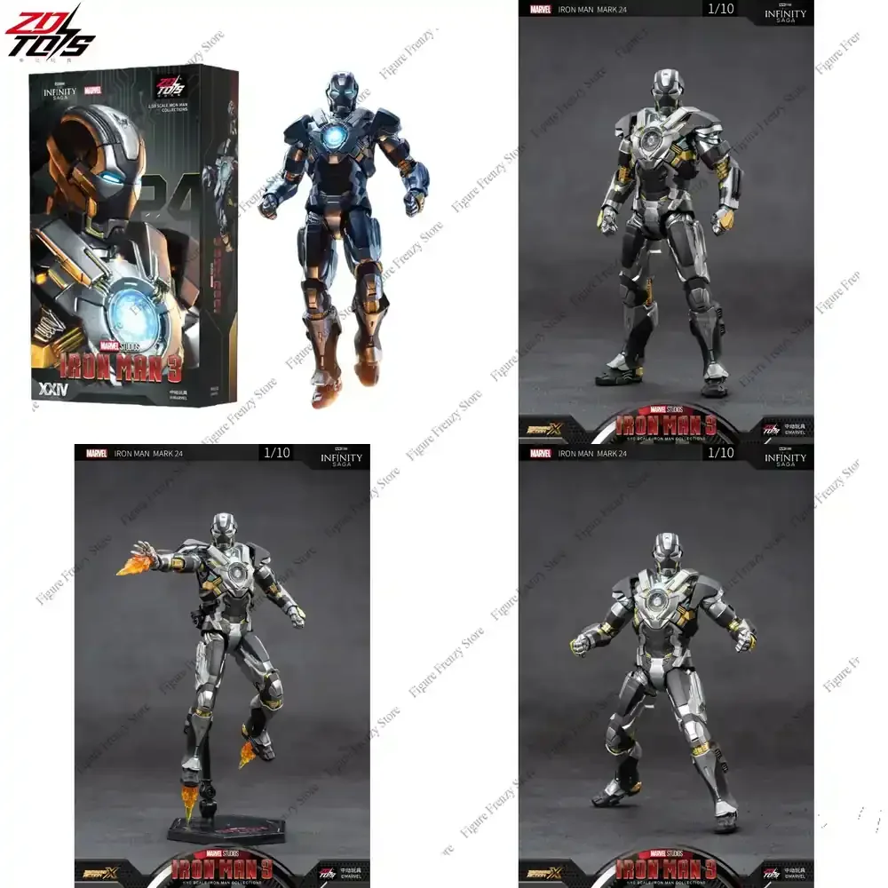 

Special Offer Iron Man MK24 Tank Mark 24 Action Figure 1/10 Scale Marvel Legends Style Jointed Movable Avengers Tony Stark